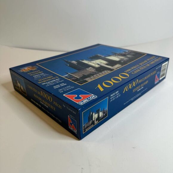 NEW Stately Manors Neuschwanstein Castle Spain Sure-Lox 1000 Piece Jigsaw Puzzle - Picture 3 of 5